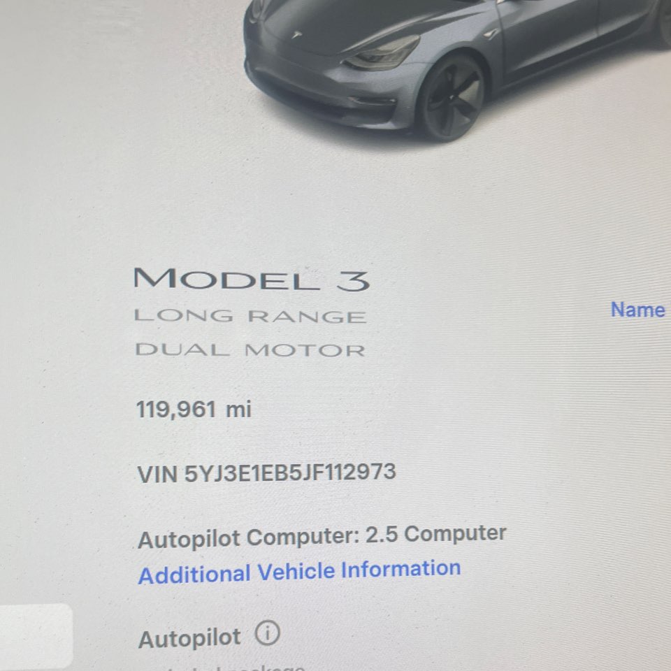 2018 Tesla Model 3 Long Range