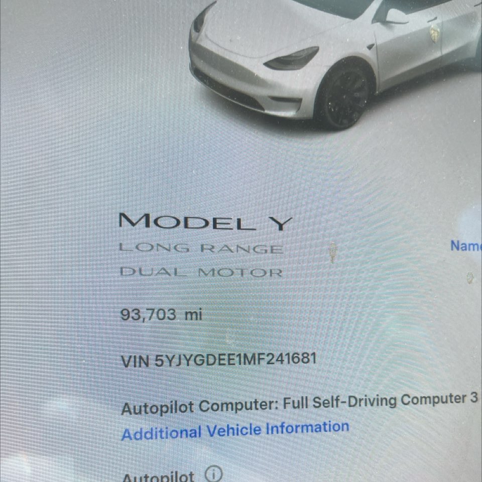 2021 Tesla Model Y Long Range AWD