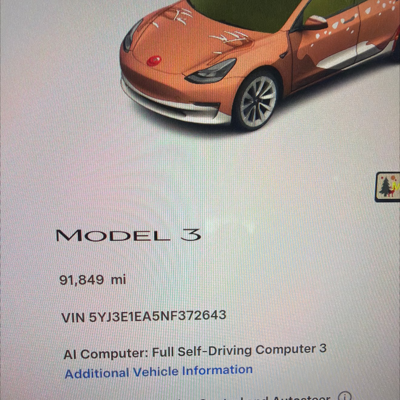 2022 Tesla Model 3 RWD