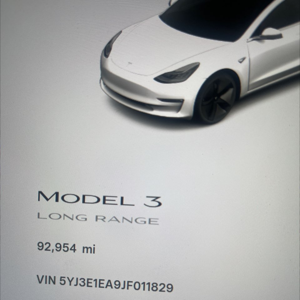 2018 Tesla Model 3 Long Range