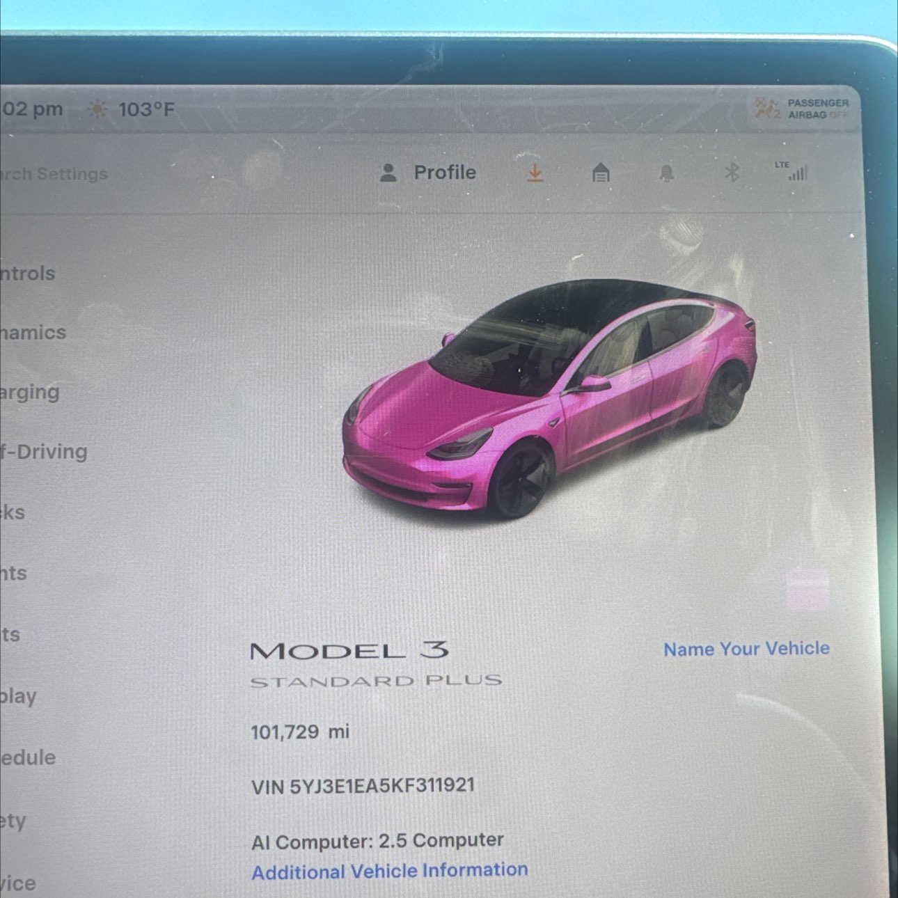 2019 Tesla Model 3 Standard Range Plus
