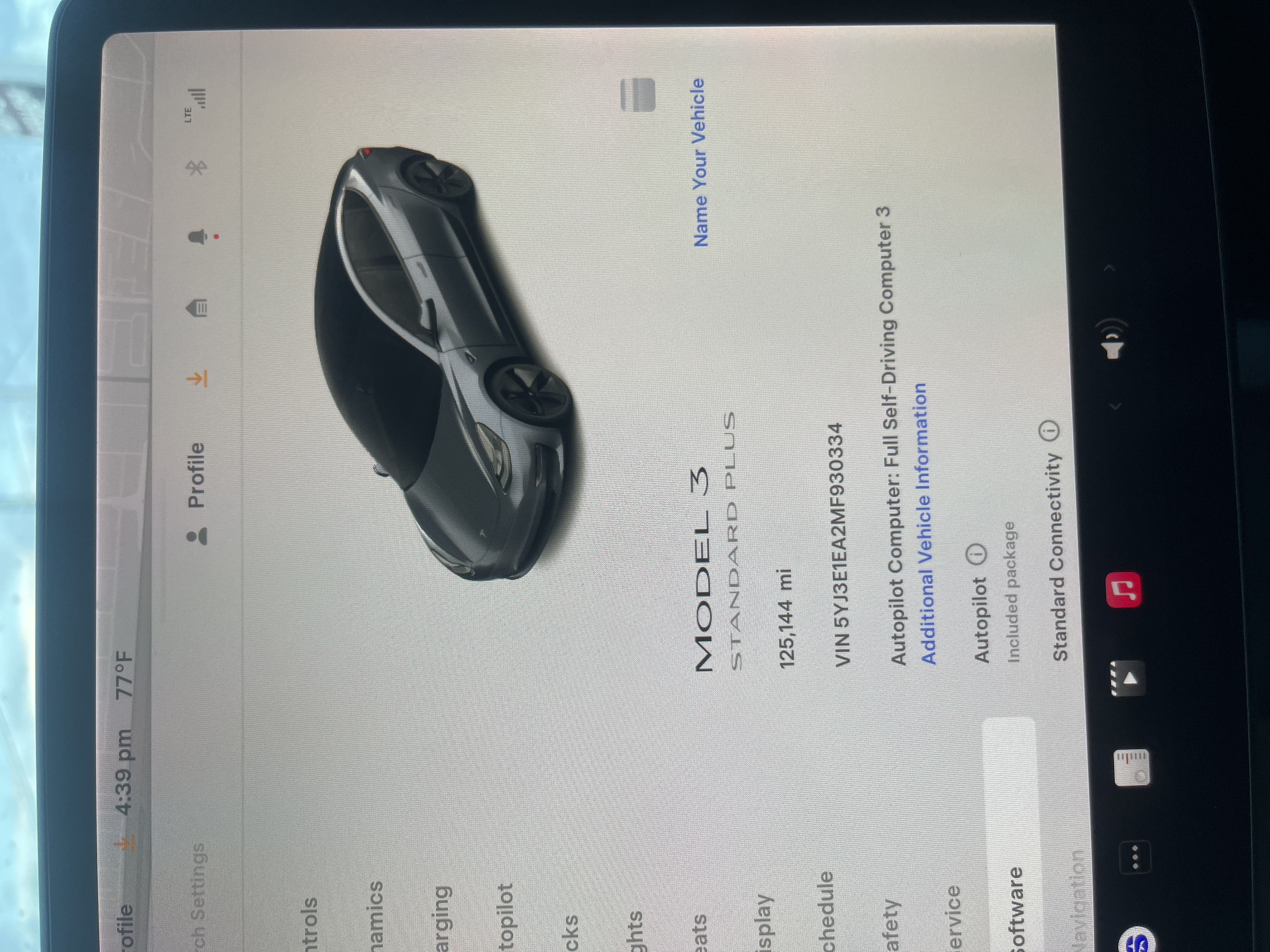 2021 Tesla Model 3 Standard Range Plus RWD