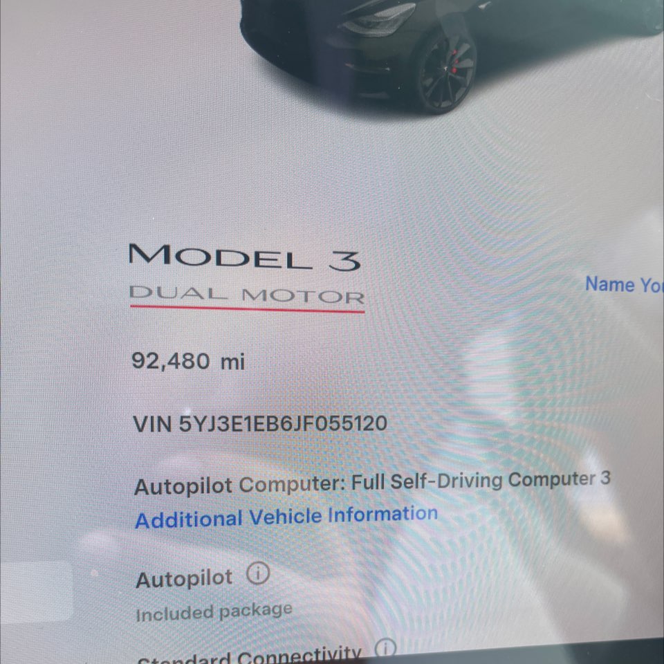 2018 Tesla Model 3 Long Range